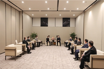 市辅导与威客电竞集团AAAC公司日方总经理进行会见