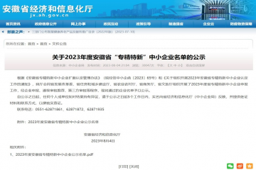 威客电竞集团又三家子公司获批安徽省“专精特新”中幼企业荣誉称号